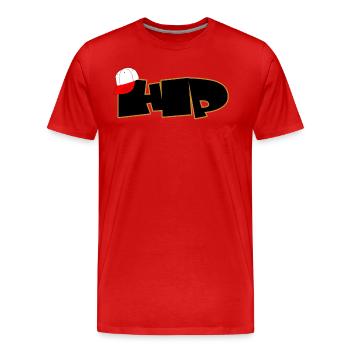 Hip Hop Rap - MC - Breakdance - Männer Premium Bio T-Shirt - Rot - Vorne - Damien (186cm)