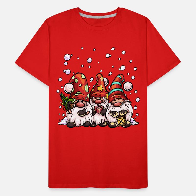 Weihnachts Wichtel Männer Premium Bio T-Shirt