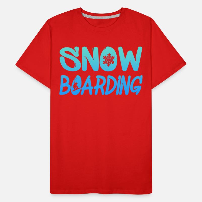 snowboarding Männer Premium Bio T-Shirt