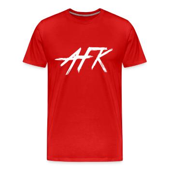 AFK - Away from Keyboard Gamer Zocker Progamer - Männer Premium Bio T-Shirt - Rot - Vorne - Damien (186cm)