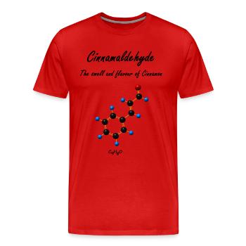 Science - Men's Premium Organic T-Shirt - red - Front - Damien (186cm)
