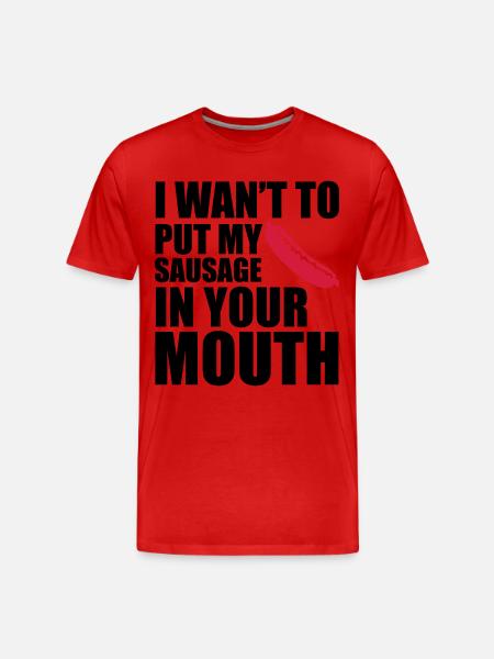 Sausage - T-shirt bio Premium Homme - rouge