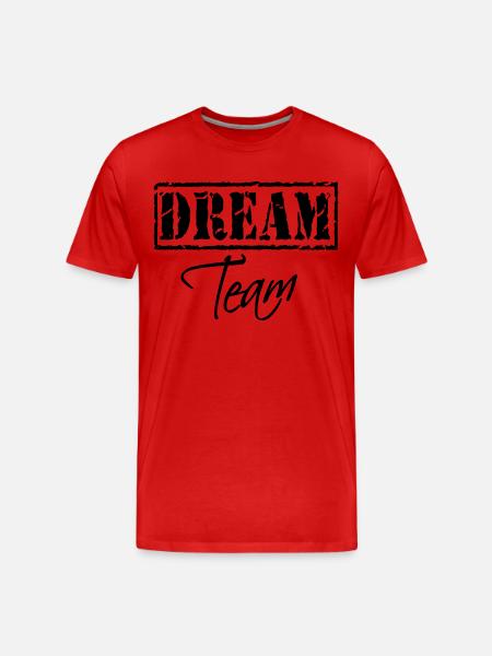 Dream Team - Men's Premium Organic T-Shirt - red