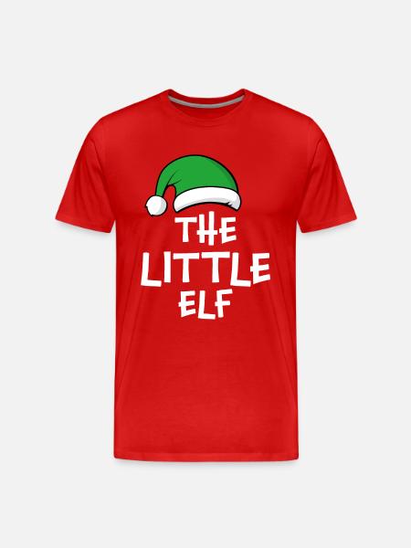 The Little Elf - Men's Premium Organic T-Shirt - red