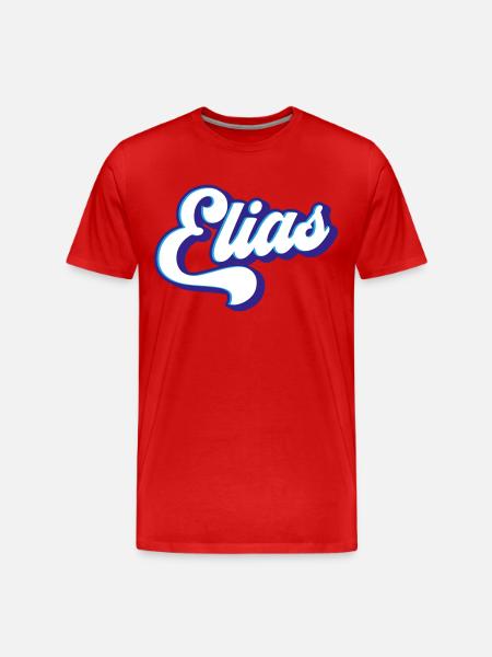 Élie | Couleurs changeantes - T-shirt bio Premium Homme - rouge