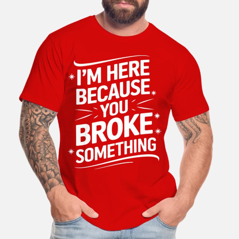 Technischer Support Computerfreak Nerd Männer Premium Bio T-Shirt