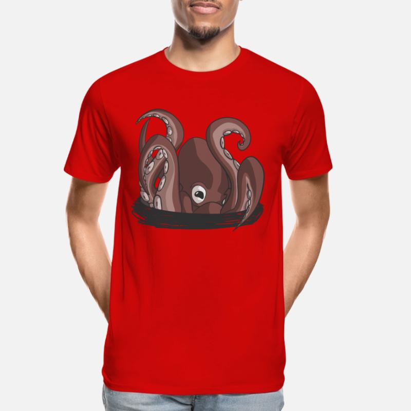 Der Beginn der Krake Männer Premium Bio T-Shirt
