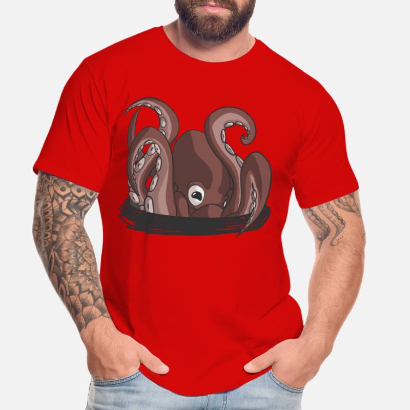 Der Beginn der Krake Männer Premium Bio T-Shirt