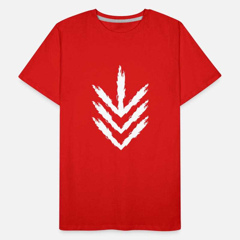Flèche bas T-shirt bio Premium Homme