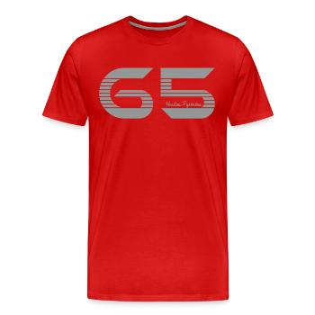 Midi Pyrénées Hautes Pyrénées 65 - T-shirt bio Premium Homme - rouge - Devant - Damien (186cm)