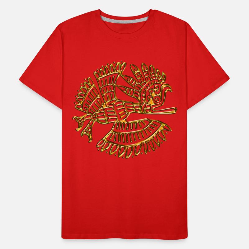 INDIAN EAGLE Männer Premium Bio T-Shirt