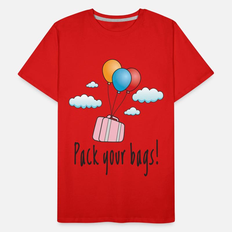 Pack deine Koffer, ab in den Urlaub Männer Premium Bio T-Shirt