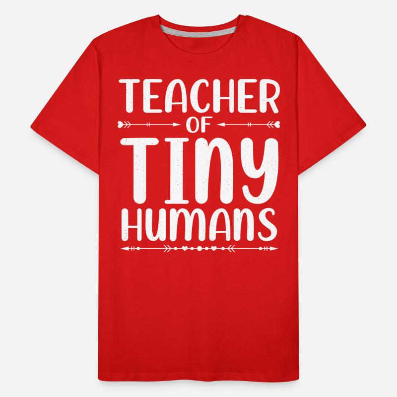 Professeur de Tiny Humans Kindergarten Lehrer T-shirt bio Premium Homme