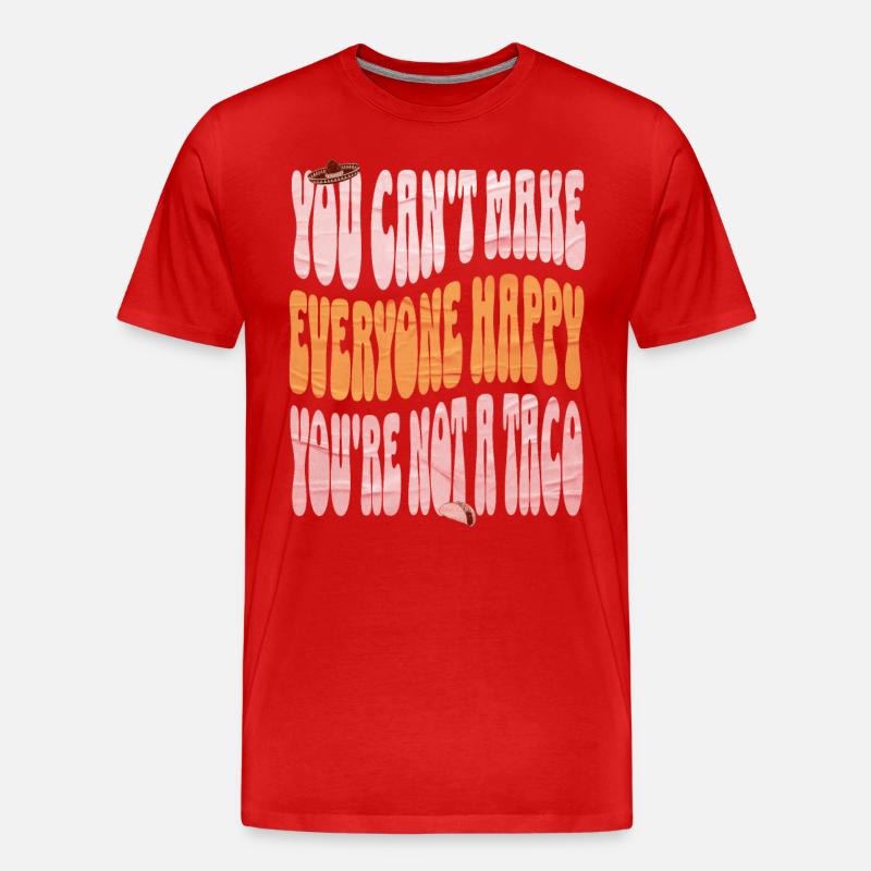 Taco - Männer Premium Bio T-Shirt - Rot