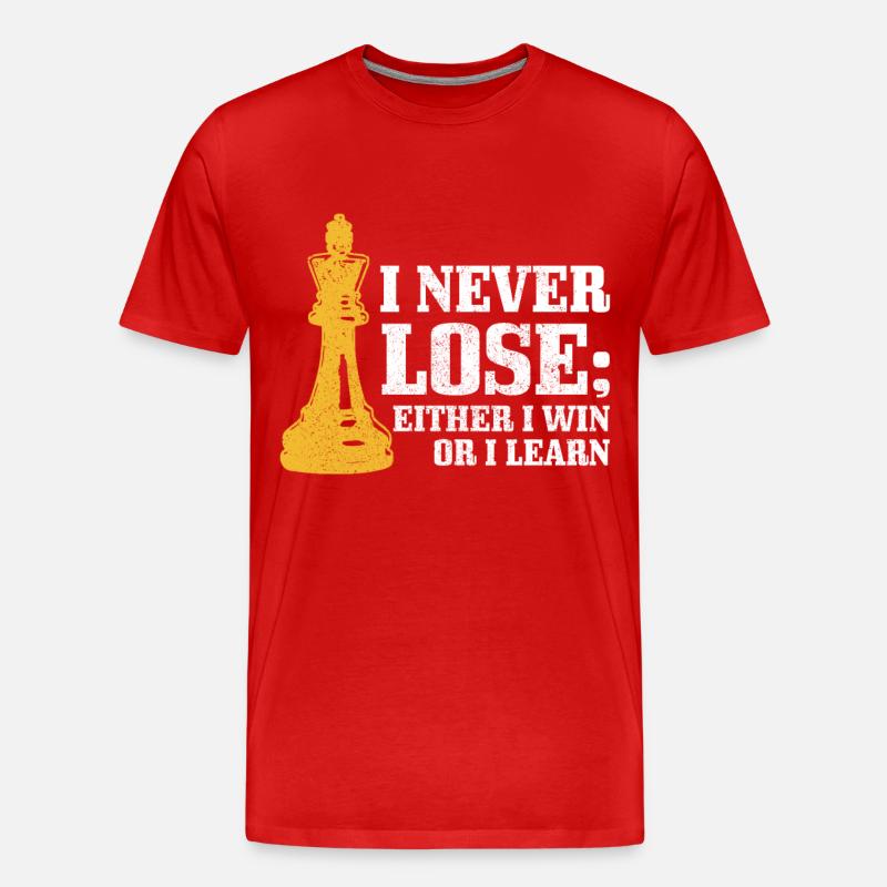 Chess Chess Player Gift - Men's Premium Organic T-Shirt - red