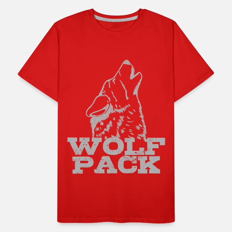 Wolf Pack Gift Men's Premium Organic T-Shirt