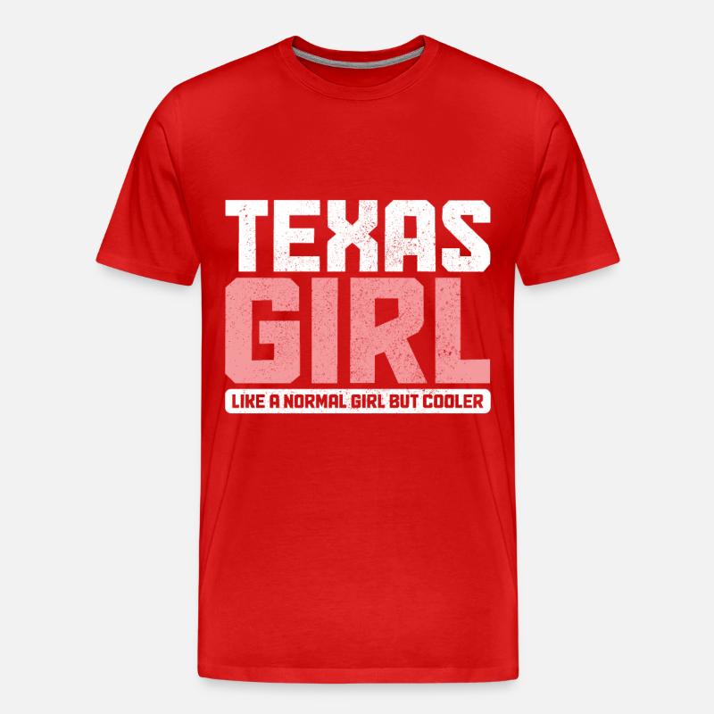 Texas - Männer Premium Bio T-Shirt - Rot