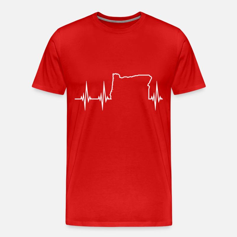 Oregon - Männer Premium Bio T-Shirt - Rot