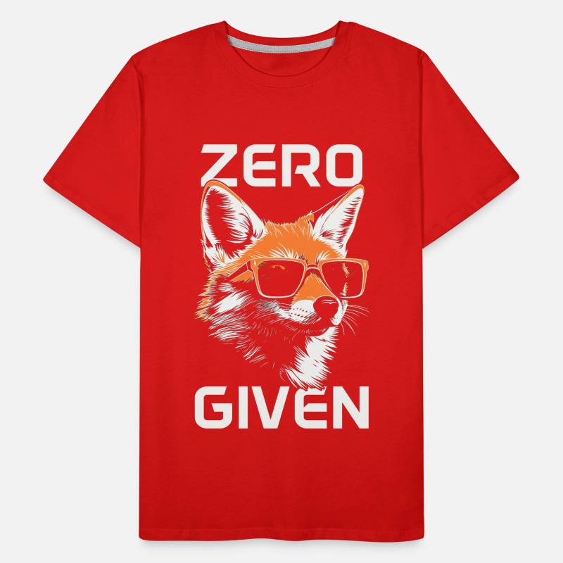 Fox Zero Fox Donné Drôle T-shirt bio Premium Homme