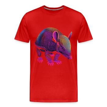 Tatou - T-shirt bio Premium Homme - rouge - Devant - Damien (186cm)