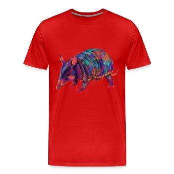 Tatou - T-shirt bio Premium Homme - rouge - Devant - Damien (186cm)