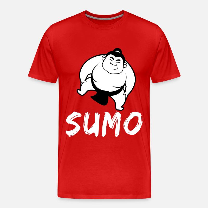 Sumo - Männer Premium Bio T-Shirt - Rot