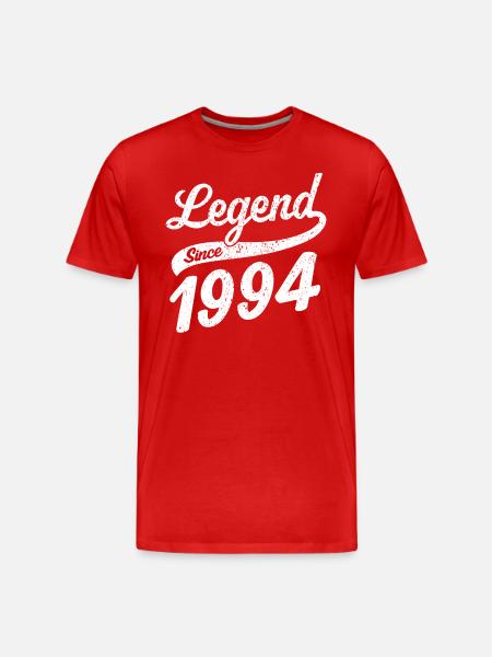 Legend Since 1994 - Men's Premium Organic T-Shirt - red