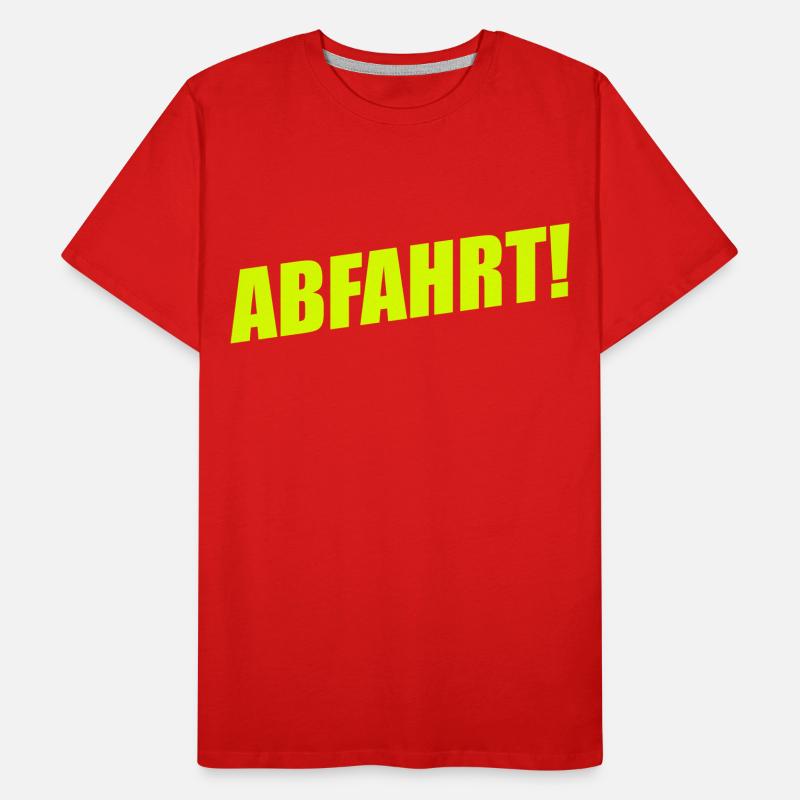 ABFAHRT Männer Premium Bio T-Shirt
