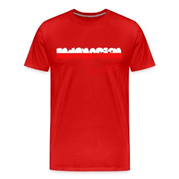 Indonesien Indonesia - Männer Premium Bio T-Shirt - Rot - Vorne - Damien (186cm)