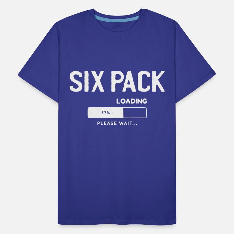 Six Pack Loading, please wait Men's Premium Organic T-Shirt