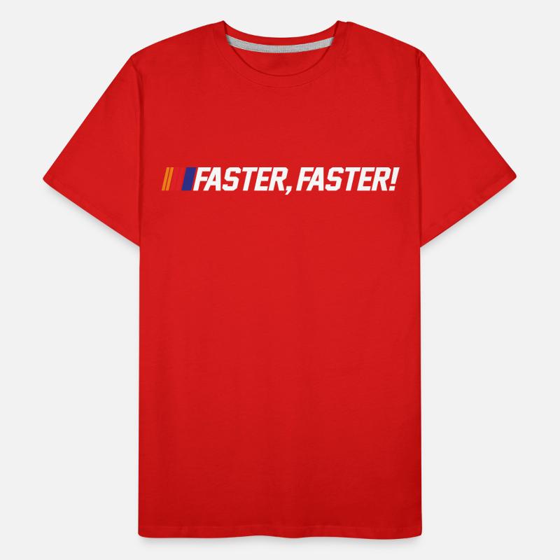 PLUS RAPIDE ET PLUS RAPIDE T-shirt bio Premium Homme