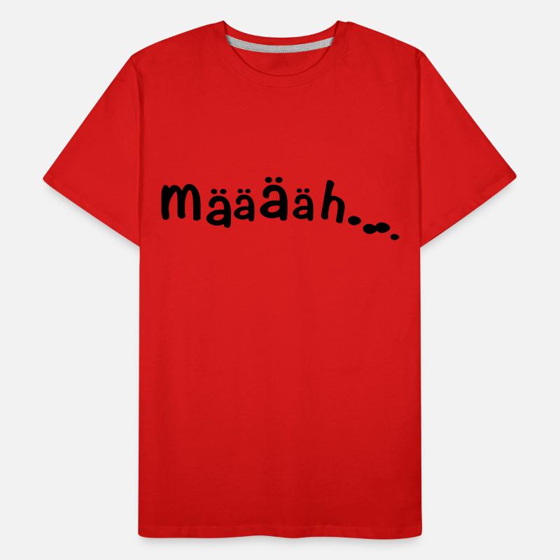 MÄÄÄH ZIEGE Männer Premium Bio T-Shirt
