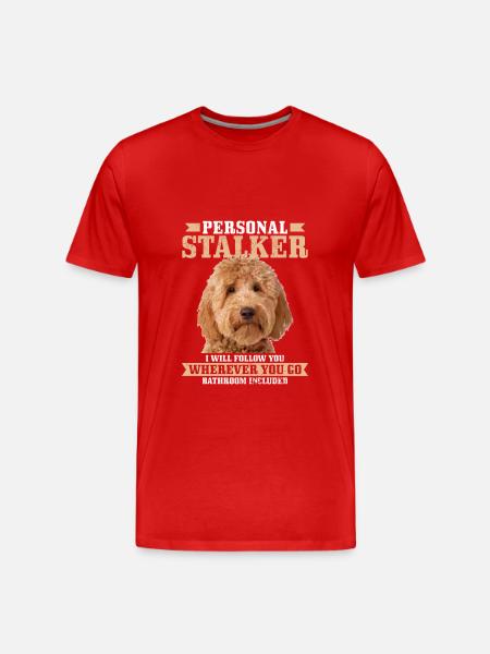 Goldendoodle Dog The Dood Gift - Men's Premium Organic T-Shirt - red