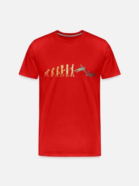 Spikeball - Évolution de Roundnet - T-shirt bio Premium Homme - rouge