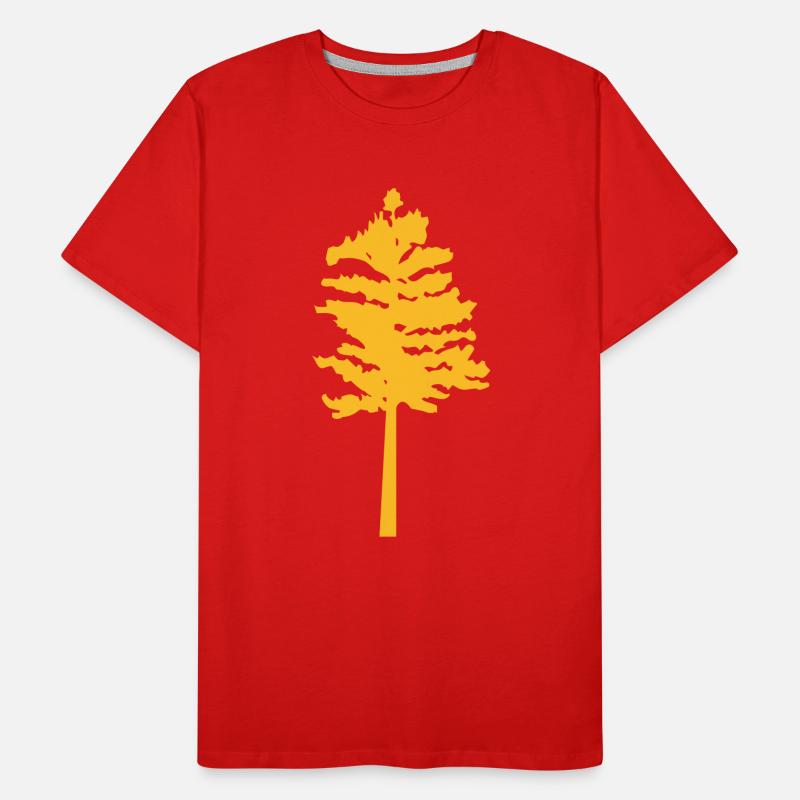 trees - tree Men's Premium Organic T-Shirt