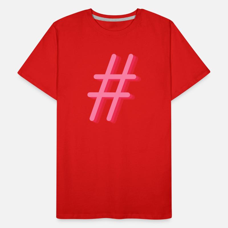 Hashtag T-shirt bio Premium Homme