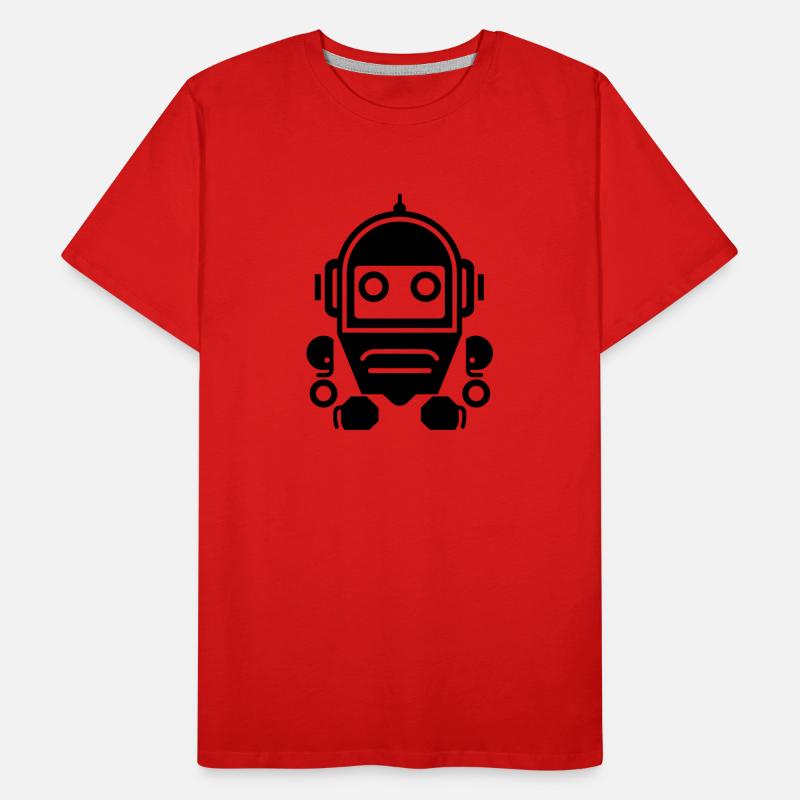 Roboter Männer Premium Bio T-Shirt