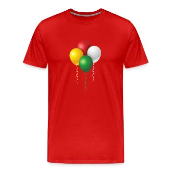 sweet balloons - T-shirt bio Premium Homme - rouge - Devant - Damien (186cm)