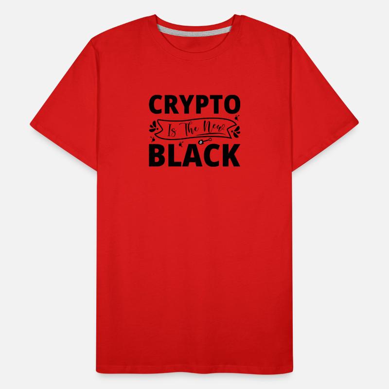 Crypto Sprüche Männer Premium Bio T-Shirt