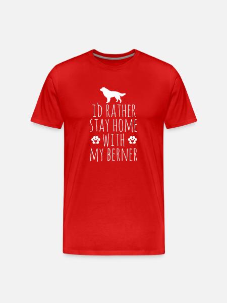 Bouvier bernois - T-shirt bio Premium Homme - rouge