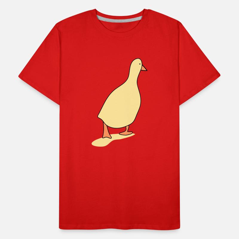 Duck bird 3 Men's Premium Organic T-Shirt