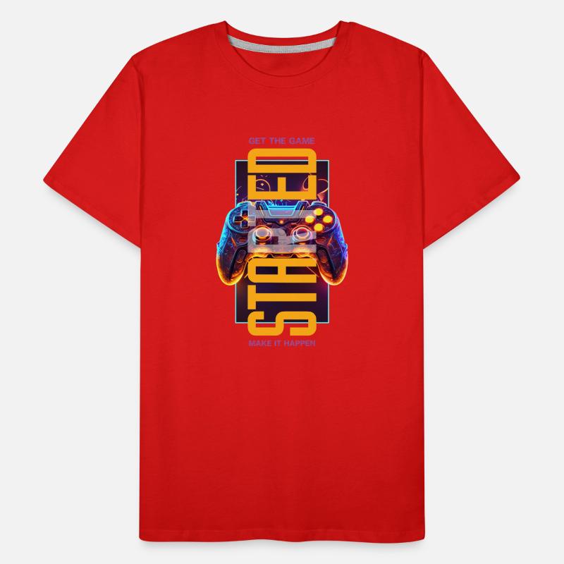 Get the game started Men's Premium Organic T-Shirt