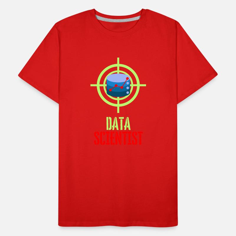 Data Hunter Funny Database Men's Premium Organic T-Shirt