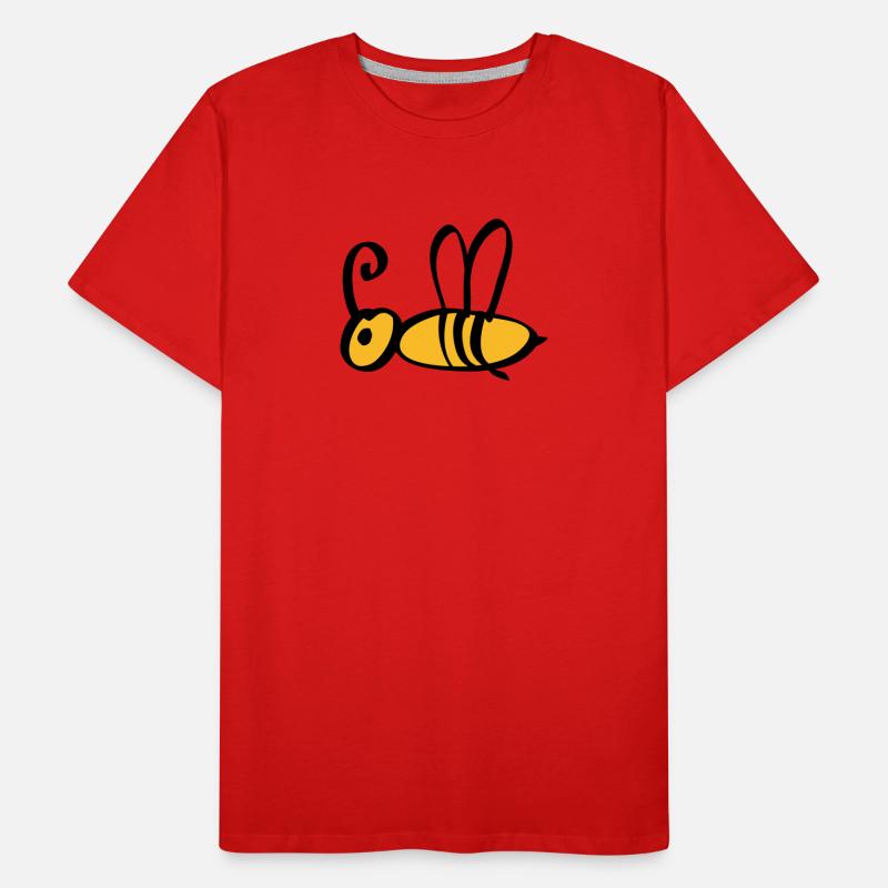 bee / honeybee 2c Männer Premium Bio T-Shirt