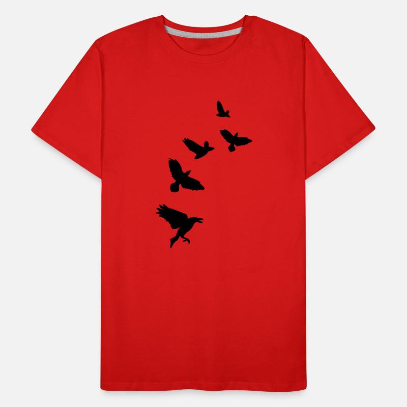 Corbeau T-shirt bio Premium Homme