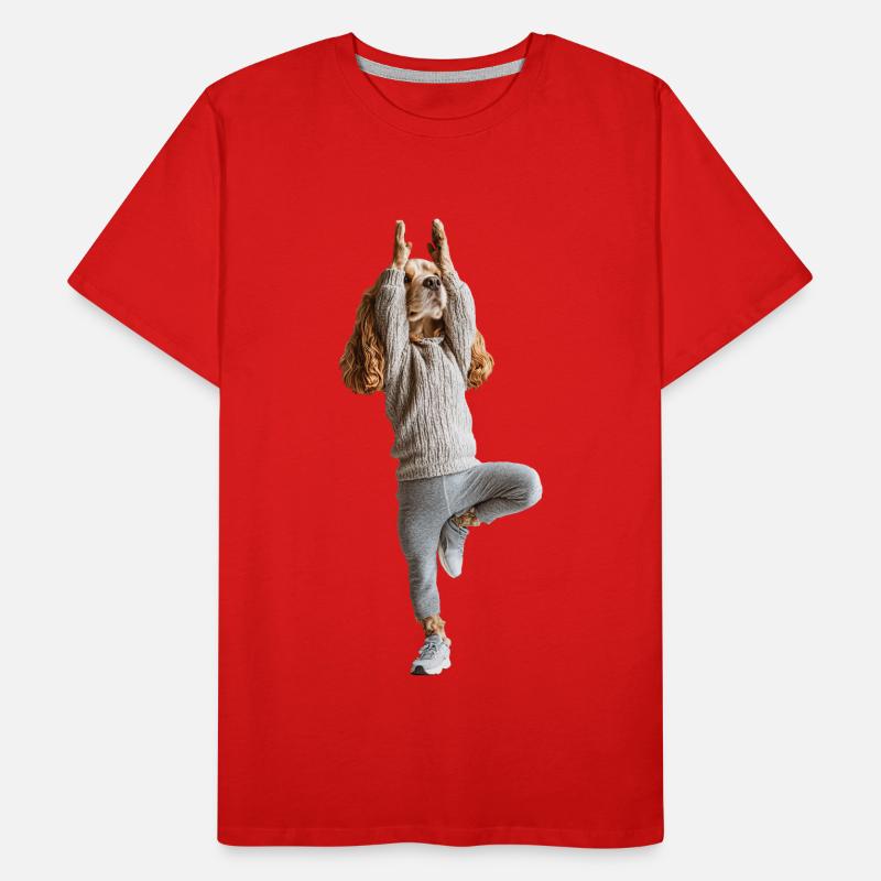 Cocker Spaniel Männer Premium Bio T-Shirt