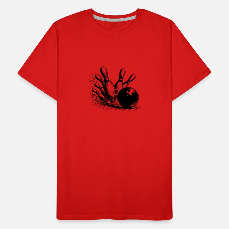 Strike oder Spare. Das ist hier die große Frage Männer Premium Bio T-Shirt