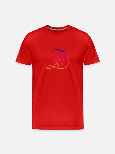 Digga - Männer Premium Bio T-Shirt - Rot