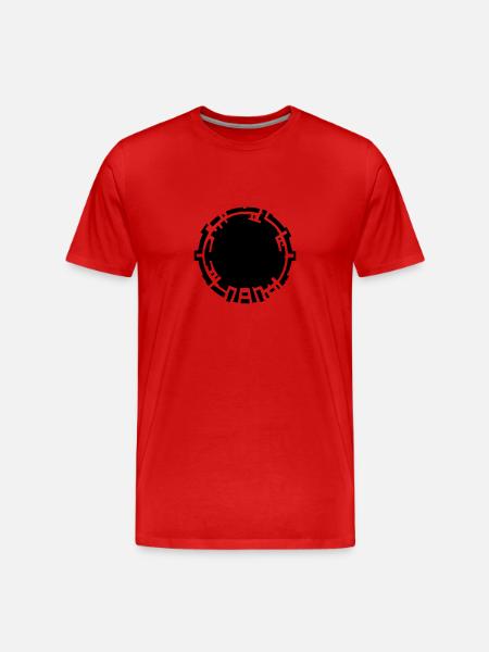 Maze - Männer Premium Bio T-Shirt - Rot