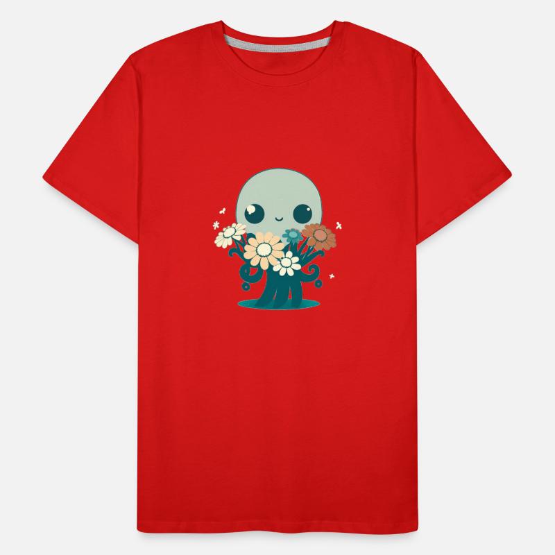 Affectionate tentacles 1 Men's Premium Organic T-Shirt
